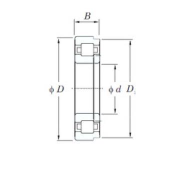 Original SKF Cylindrical Roller Bearings NUP218R KOYO