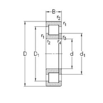 Original SKF Cylindrical Roller Bearings NUP220-E-MPA NKE