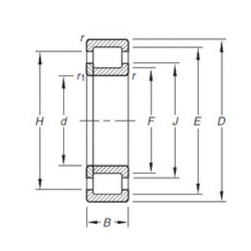 Original SKF Cylindrical Roller Bearings NUP2204E.TVP Timken