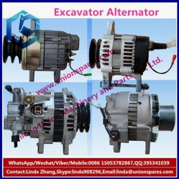 Factory price PC200-6 excavator alternator 24V 25A engine generator 600-861-3411 6410 101-211-4310
