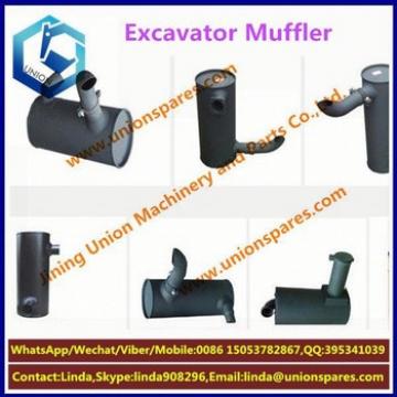 Factory price S350 Exhaust muffler Excavator muffler Construction Machinery Parts Silencer