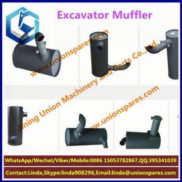 Factory price S220 Exhaust muffler Excavator muffler Construction Machinery Parts Silencer