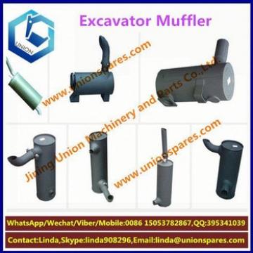 Factory price R215-7 Exhaust muffler Excavator muffler Construction Machinery Parts Silencer