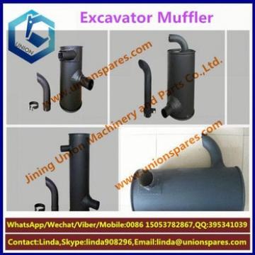 Factory price SH60 Exhaust muffler Excavator muffler Construction Machinery Parts Silencer