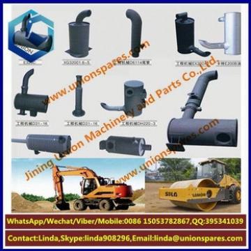 Factory price E325 Exhaust muffler Excavator muffler Construction Machinery Parts Silencer