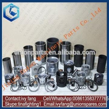 P11C Engine Cylinder Liner Kit Piston Piston Ring for Kobelco Excavator SK460-8