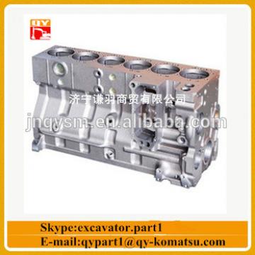 excavator spare parts engine parts Engine Cylinder Block for SAA6D107 engine