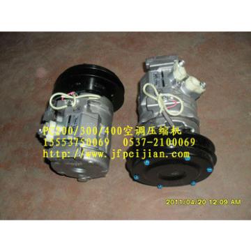 excavator PC200/300/400, air conditioner compressor, excavator cooling system