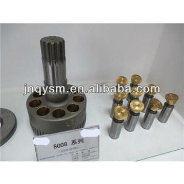 hydraulic pump swash plate piston shoe cylinder block spring valve plate driven shaft ball guide support barrel