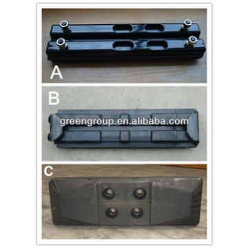 EXCAVATOR CHAIN ON RUBBER TRACK PAD,400MM,600mm,450mm,500mm,300mm,Doosan,Daewoo,Hyundai,Volvo,Sumitomo,Kubota,