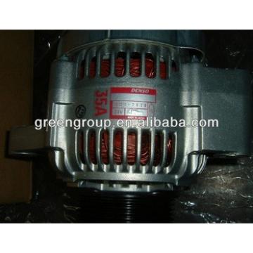 S6D102,DENSO 24V, Alternator,excavator part,101211-4310,126000-2310,24V,102211-2820,60086-13610.(102211-2850).60080-13420