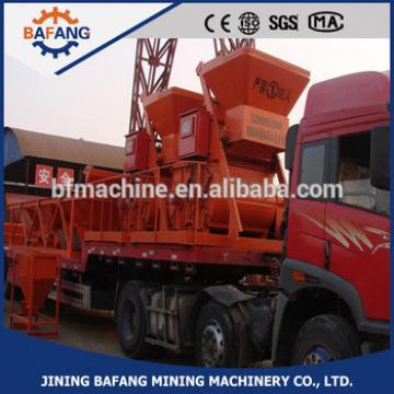 JS500 forced twin shaft concrete cement mixer