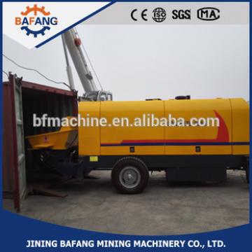 HBTS80 Factory price diesel portable cement concrete transport pumps