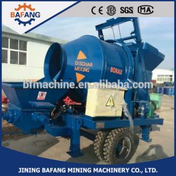 Affordable Concrete Mixer Pump Trailer Hydraulic Portable Concrete Mixing Equipment Grout Cement Concrete Pump