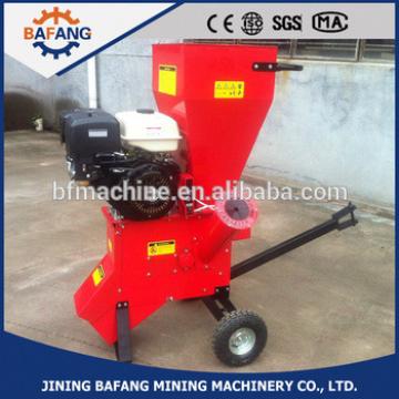 Heavy duty gasoline engine wood chipper high efficiency tree branch shredder