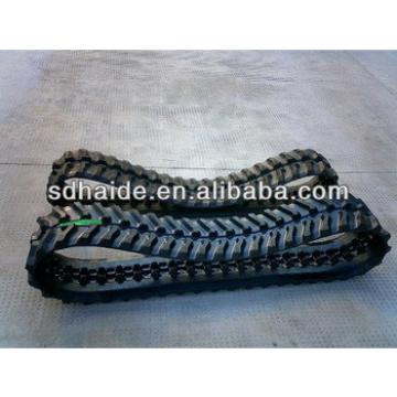 Doosan rubber track for excavator, excavator rubber track doosan