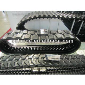 Mini digger rubber track, mini rubber track for excavator/tractor/digger,rubber track crawler