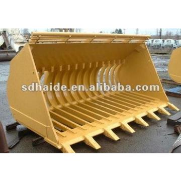 loader bucket, rock bucket and skeleton bucket