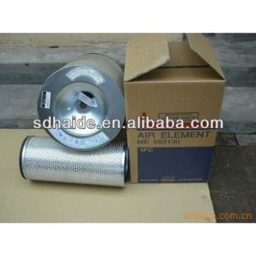 excavator air filter for kobelco kato doosan volvo