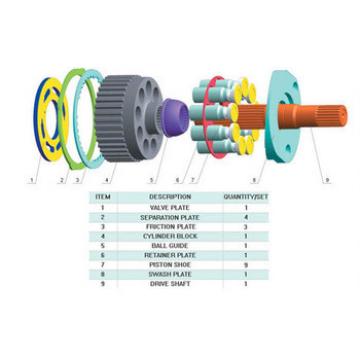 Hydraulic pump spare parts for KYB MAG-33VP MSF23 PSVL-54