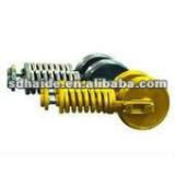 adjustable recoil spring/ headlight adjusting/ track front idler adjuster cushion roller for excavator